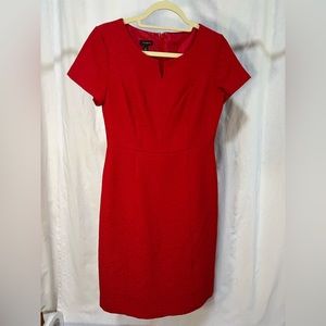 Talbots Red Sheath Dress - Size 2